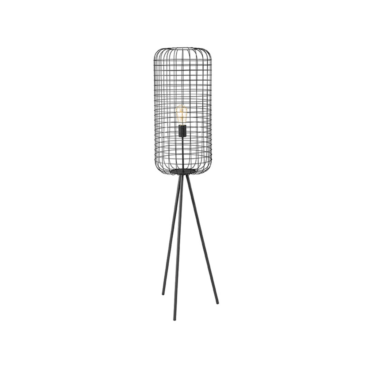 LABEL51 Vloerlamp Solido - Zwart - Metaal