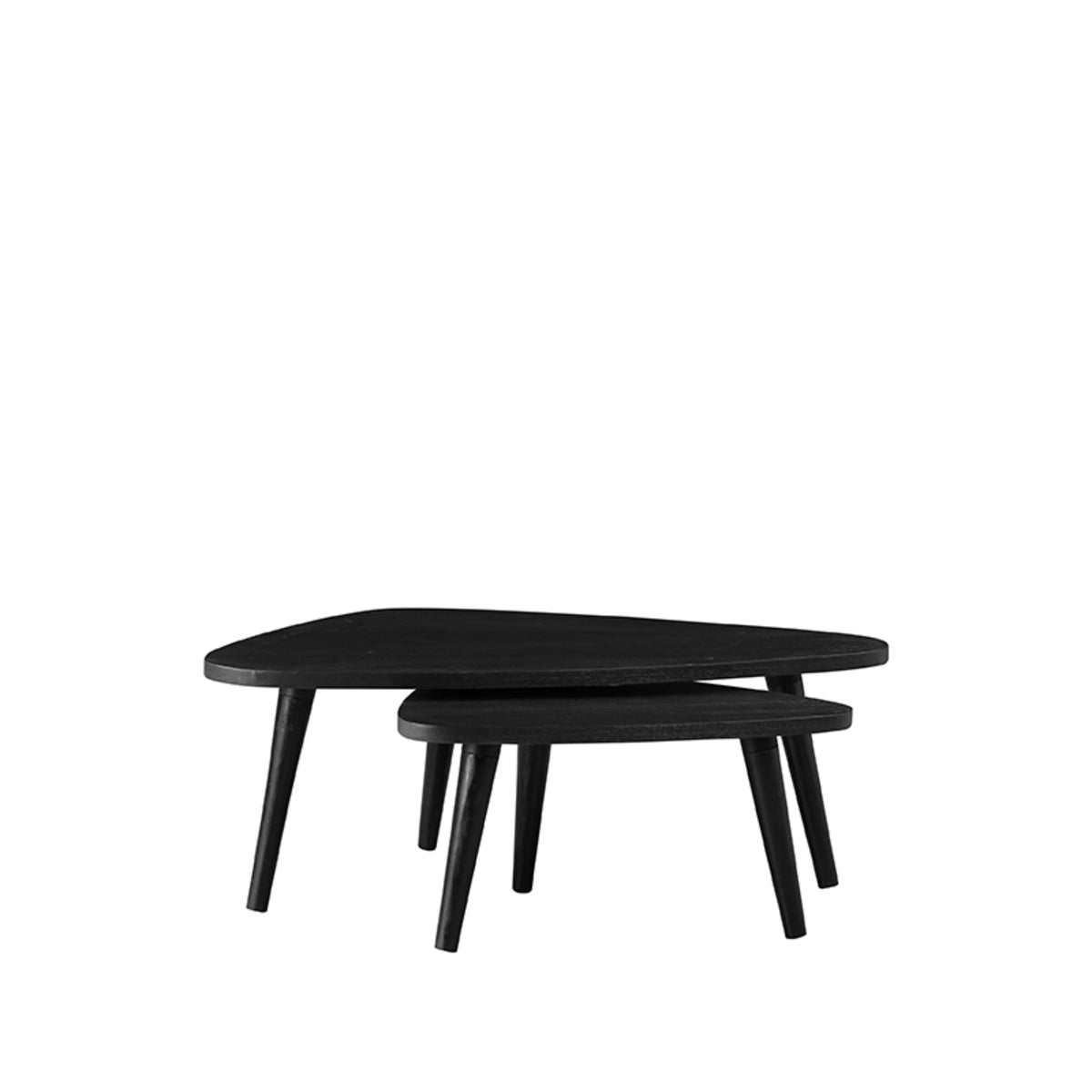 LABEL51 Salontafel Cali - Zwart - Acaciahout