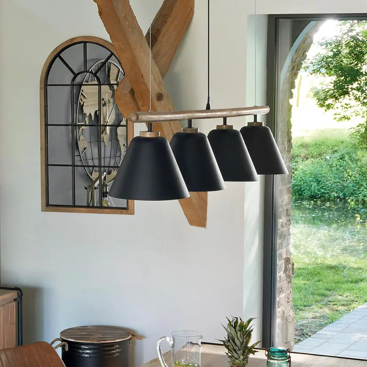 Suspension x 4 Judi L132cm en métal