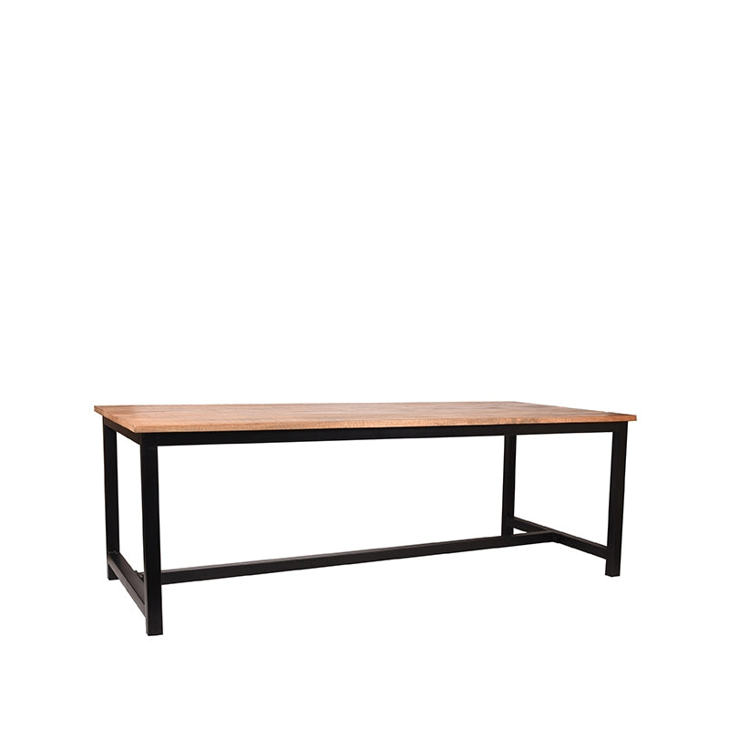 LABEL51 Eetkamertafel Ghent - Rough - Mangohout - 240x100 cm