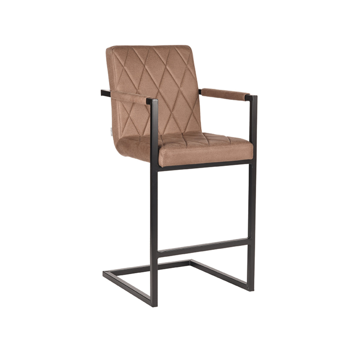 LABEL51 Barkruk Denmark - Stone - Microfiber - Zithoogte 65