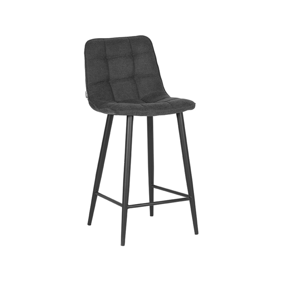 LABEL51 Barkruk Jelt - Antraciet - Weave - Zithoogte 65