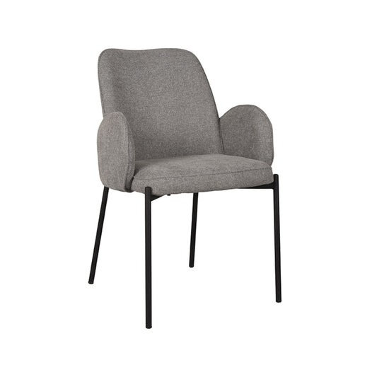 LABEL51 Eetkamerstoel Jari - Zinc - Weave