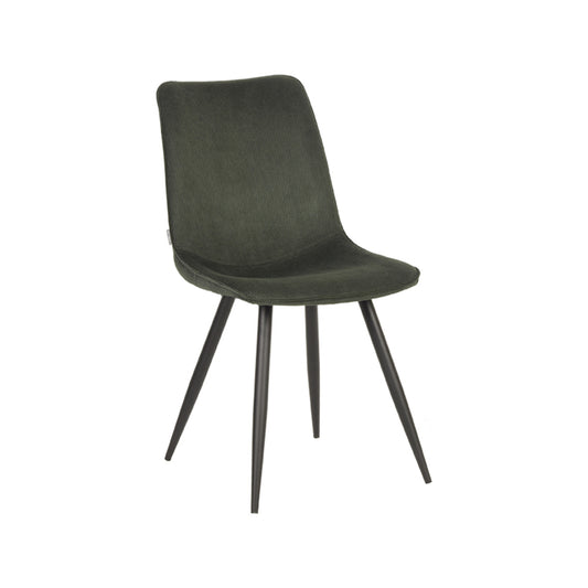 LABEL51 Eetkamerstoel Jort - Army green - Ribcord