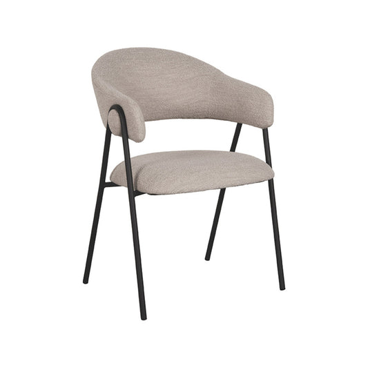 LABEL51 Eetkamerstoel Lowen - Naturel - Boucle