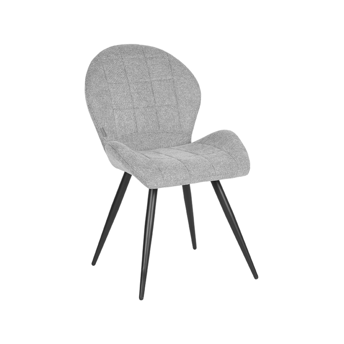 LABEL51 Eetkamerstoel Sil - Zinc - Weave