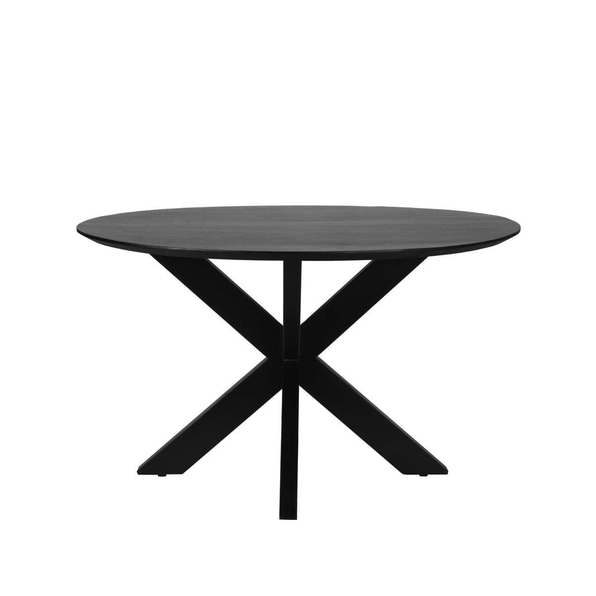 LABEL51 Eetkamertafel Zico - Zwart - Mangohout