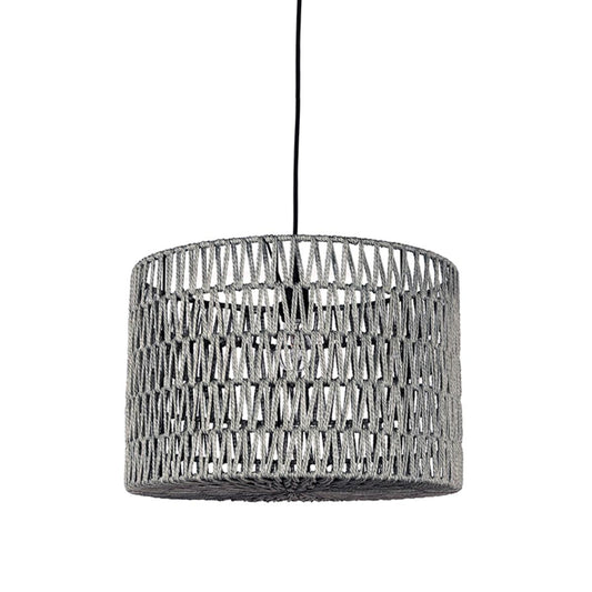 LABEL51 Hanglamp Stripe - Grijs - Katoen