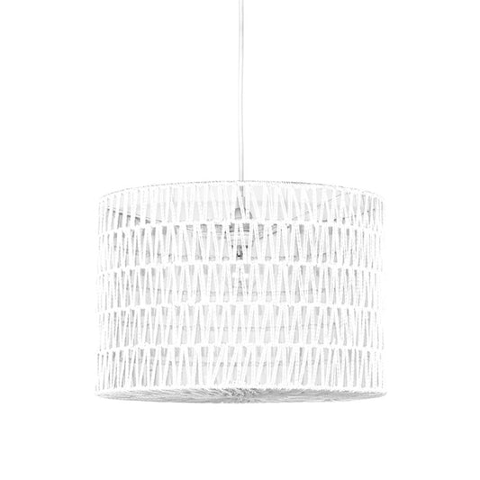 LABEL51 Hanglamp Stripe - Wit - Katoen