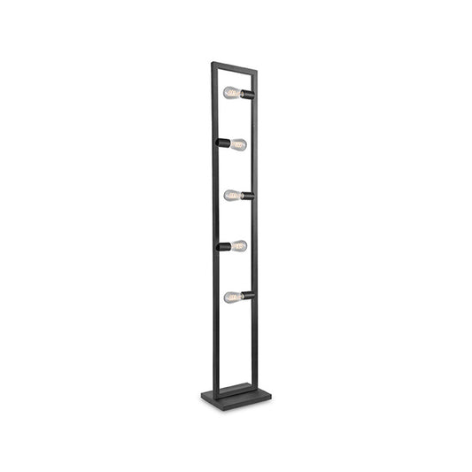LABEL51 Vloerlamp Quadrato - Zwart - Metaal