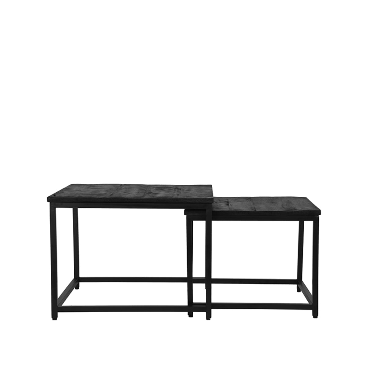 LABEL51 Salontafel Couple - Zwart - Mangohout