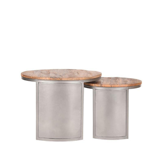 LABEL51 Salontafel Set Loek - Rough - Hout