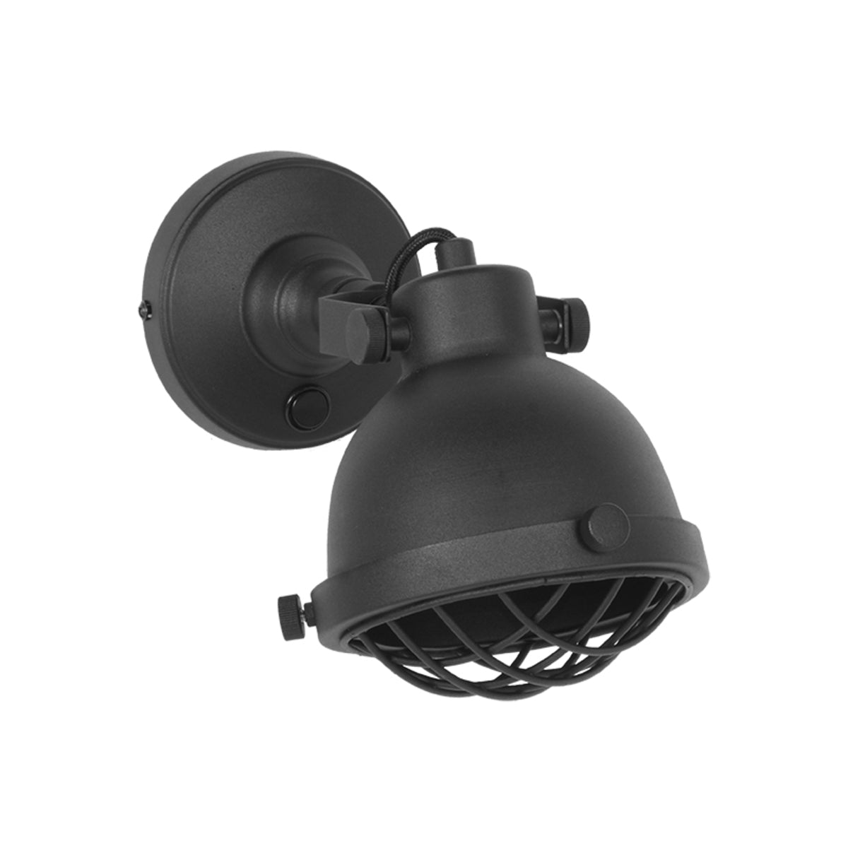 LABEL51 Wandlamp Cas - Zwart - Metaal - M