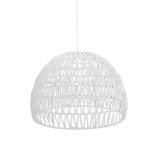 LABEL51 Hanglamp Rope - Wit - Katoen - L