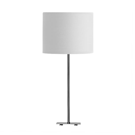 LABEL51 Lampenkap Cilinder - Wit - Stof - Rond - 32 cm