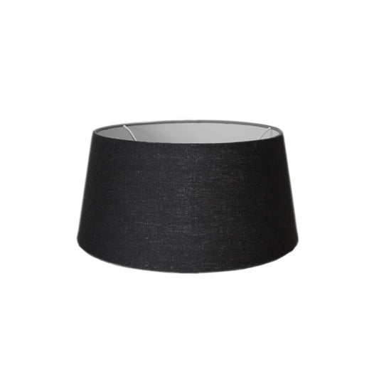 LABEL51 Lampenkap Drum - Zwart - Stof - Rond - 20 cm