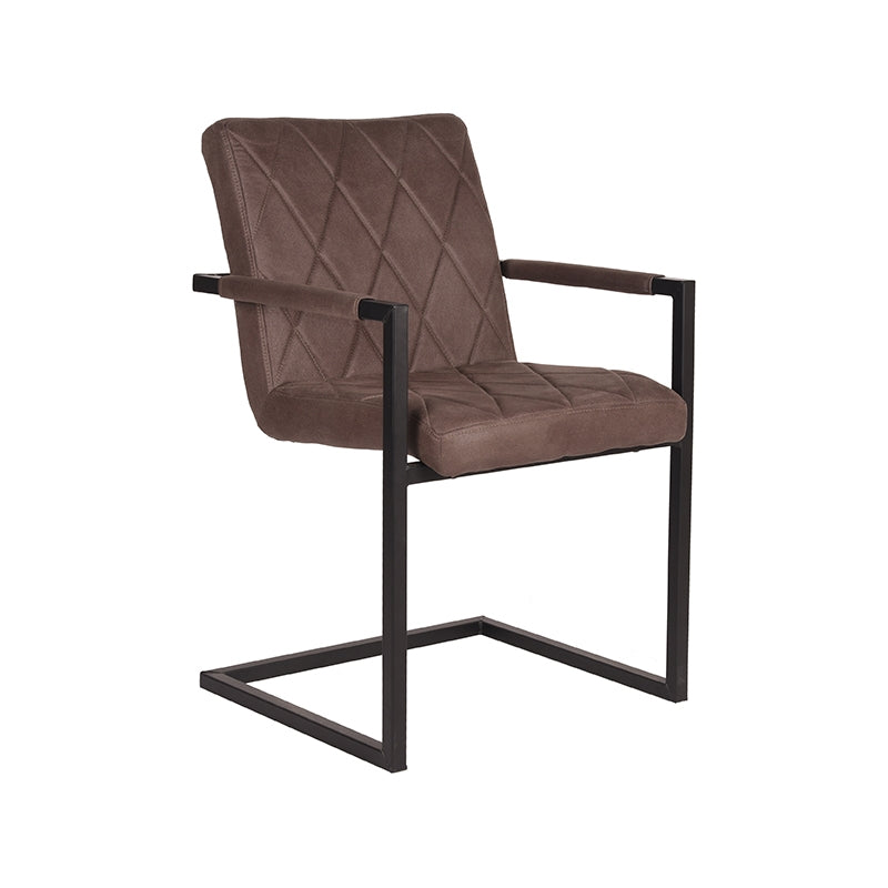 LABEL51 Eetkamerstoel Denmark - Truffel grijs - Microfiber