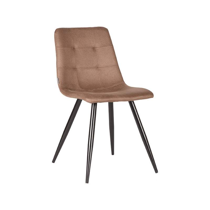 LABEL51 Eetkamerstoel Jay - Stone - Microfiber