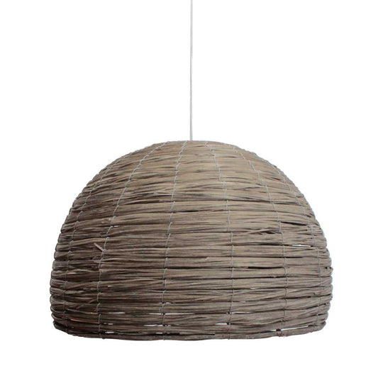 LABEL51 Lampenkap Gevlochten - Naturel - Riet - L