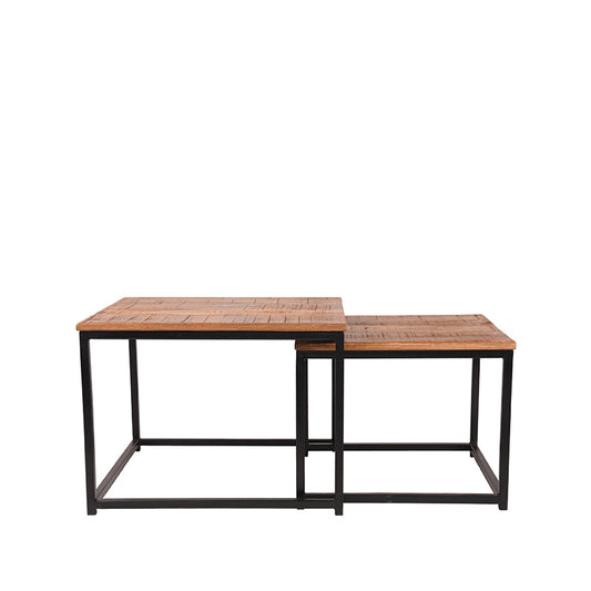 LABEL51 Salontafel Set Couple - Rough - Mangohout