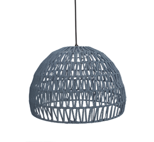 LABEL51 Hanglamp Rope - Lichtgrijs - Katoen - M
