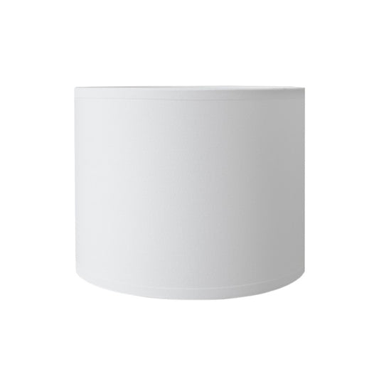 LABEL51 Lampenkap Cilinder - Wit - Stof - Rond - 25 cm